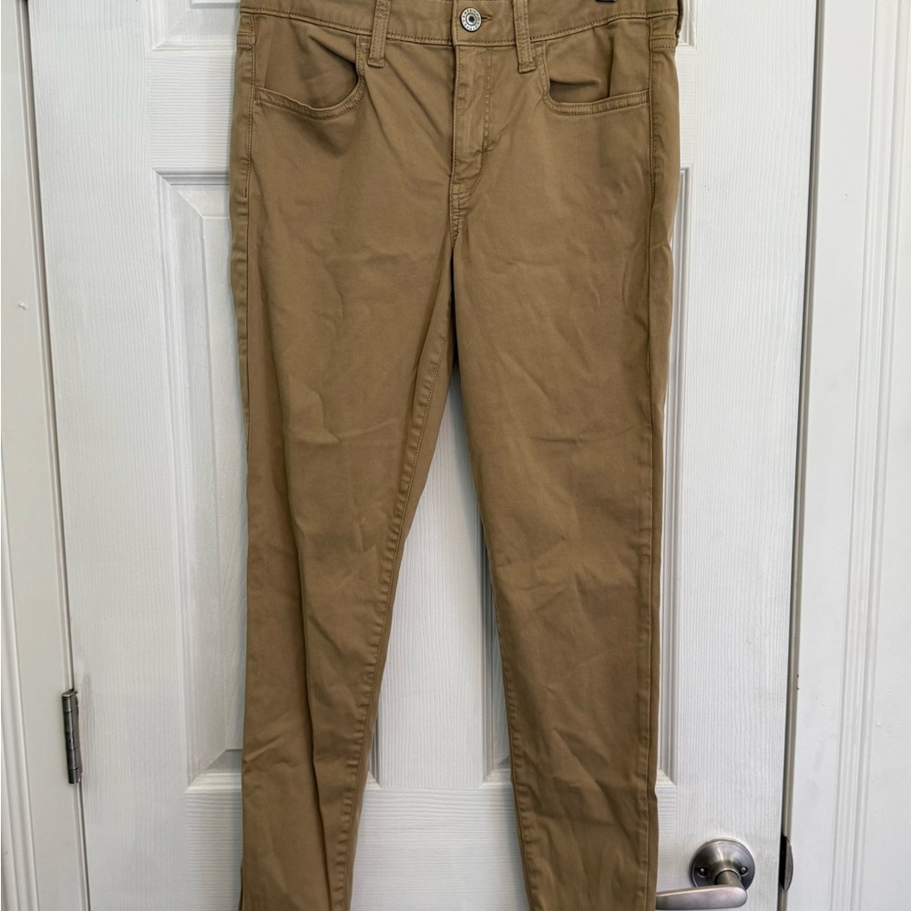 American Eagle Outfitters Tan Skinny Pants